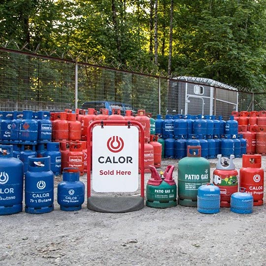 Calor Patio Gas supplier, Patio Heater Gas Cylinders, sizes 6kg 7kg 11kg 12kg 13kg 15kg 18kg 19kg 47kg